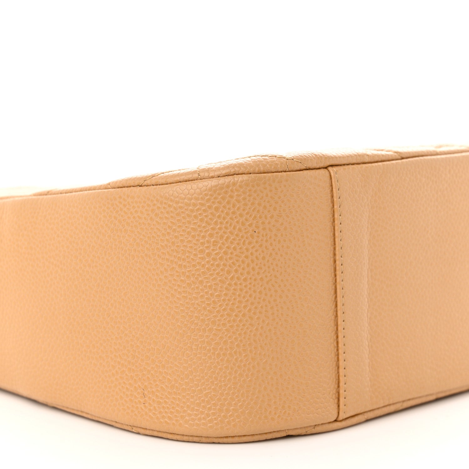 Chanel Caviar Quilted Timeless CC Shoulder Bag Beige 9 of 12