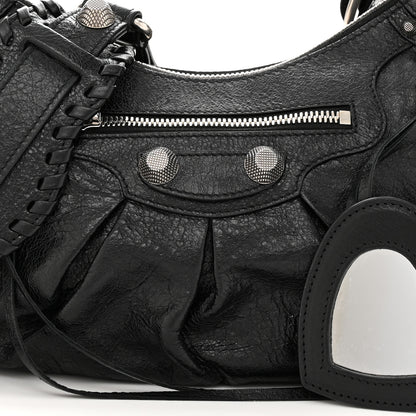 Balenciaga Agneau Arena Small Le Cagole Shoulder Bag Black 8 of 10