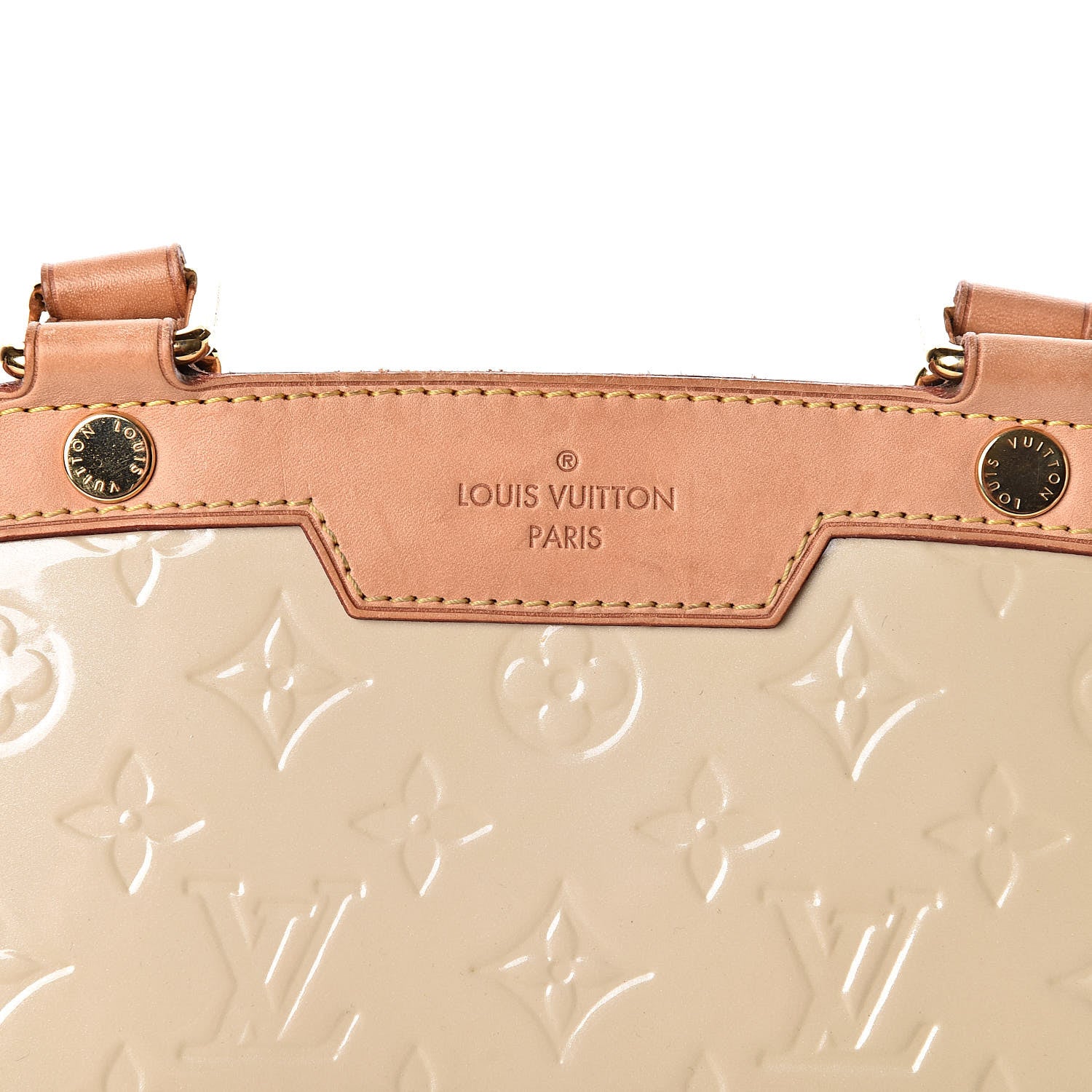 Louis Vuitton Vernis Brea GM Blanc Corail 9 of 13