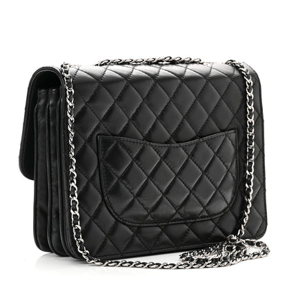Chanel Lambskin Quilted Flap Black 3 of 8