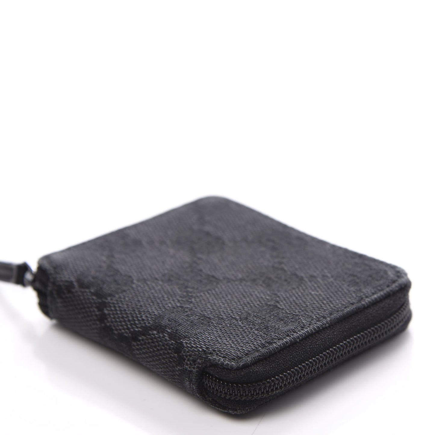 Monogram Zip Around Coin Purse Black