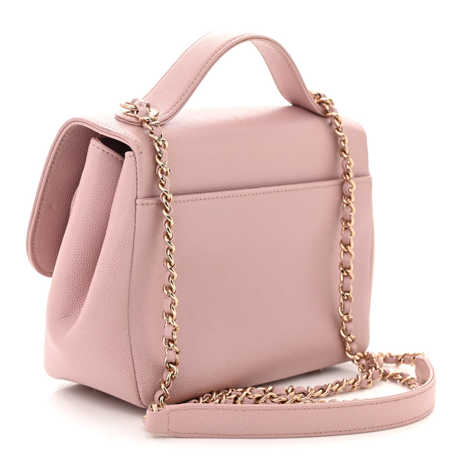 Chanel Caviar Quilted Small Business Affinity Flap Light Pink 3 of 14