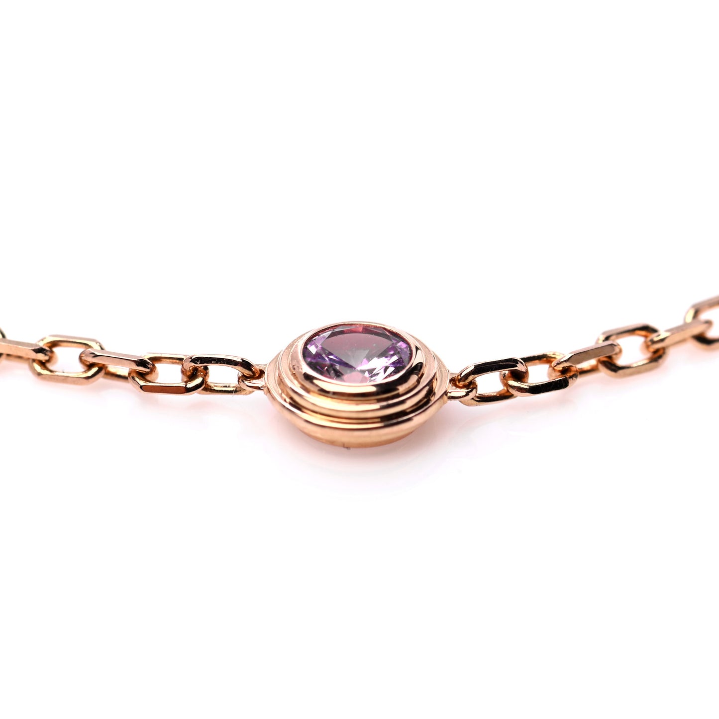 18K Pink Gold Pink Sapphire D'Amour Bracelet