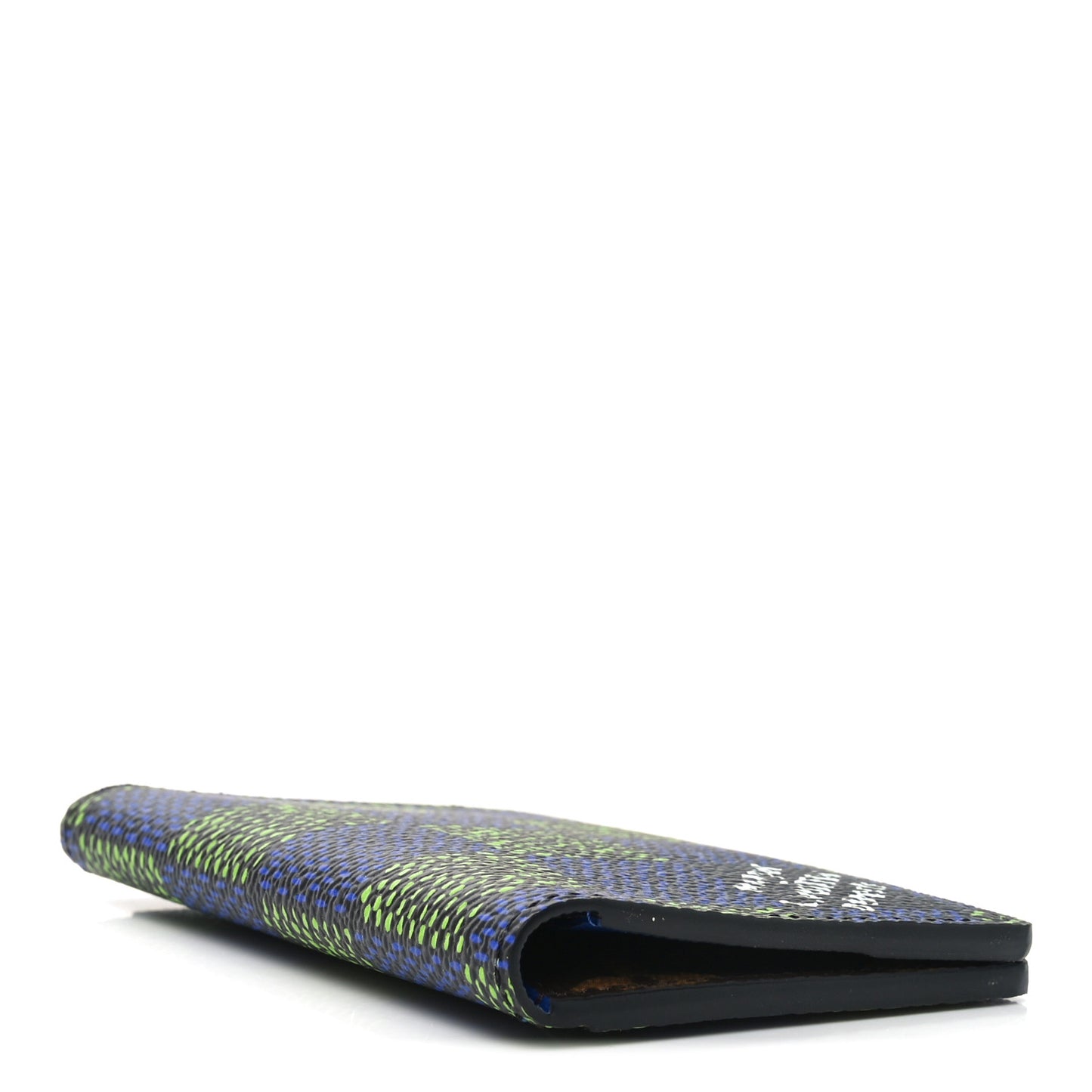 Damier Heritage Pocket Organizer Blue Green
