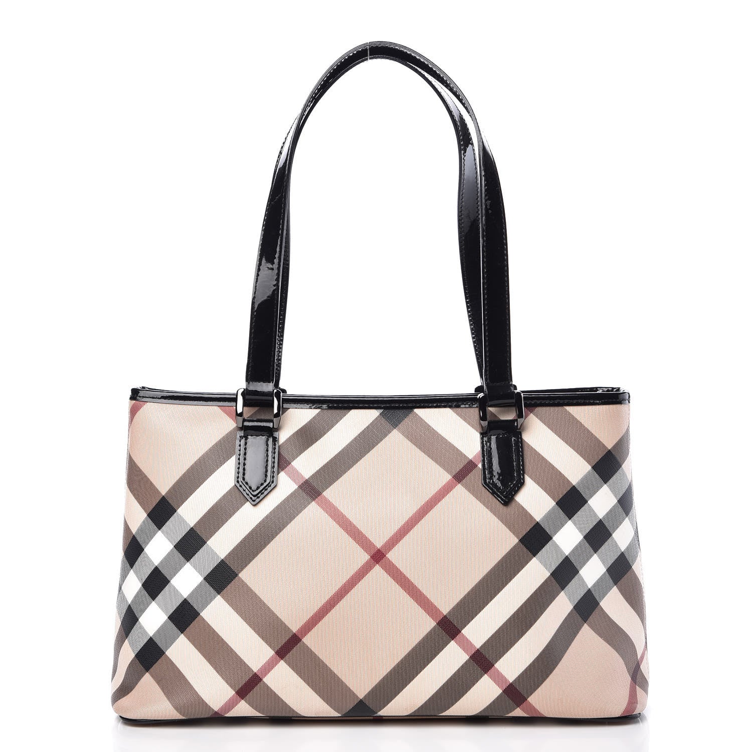 Burberry Supernova Check Regent Tote Black 1 of 10