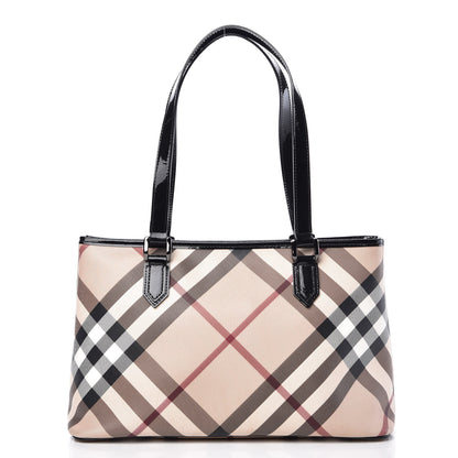 Burberry Supernova Check Regent Tote Black 1 of 10