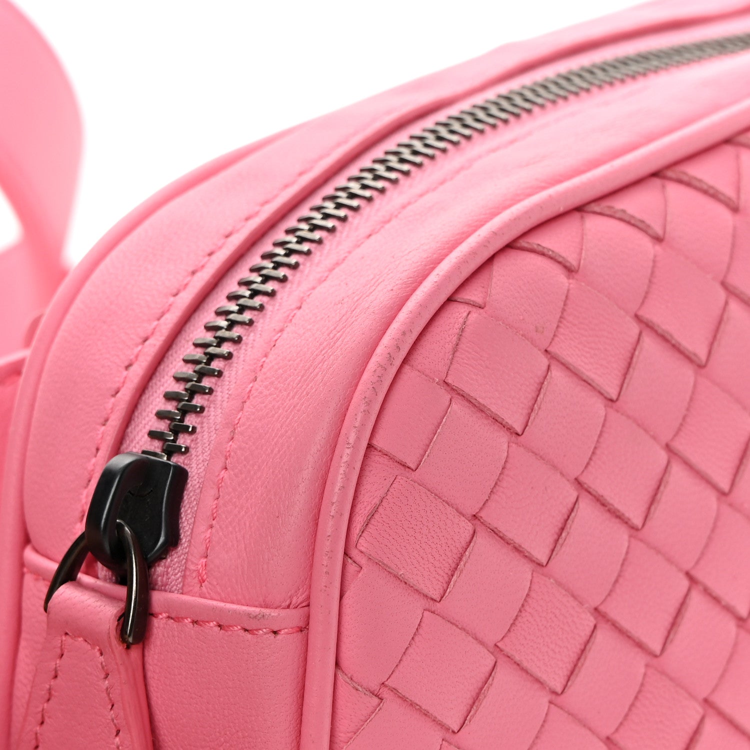 Bottega Veneta Nappa Intrecciato Belt Bag Pink 12 of 16