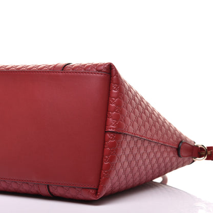 Gucci Soft Microguccissima Dome Satchel Red 9 of 9