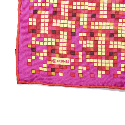Hermes Silk Mosaique Au 24 Pocket Square 3 of 4