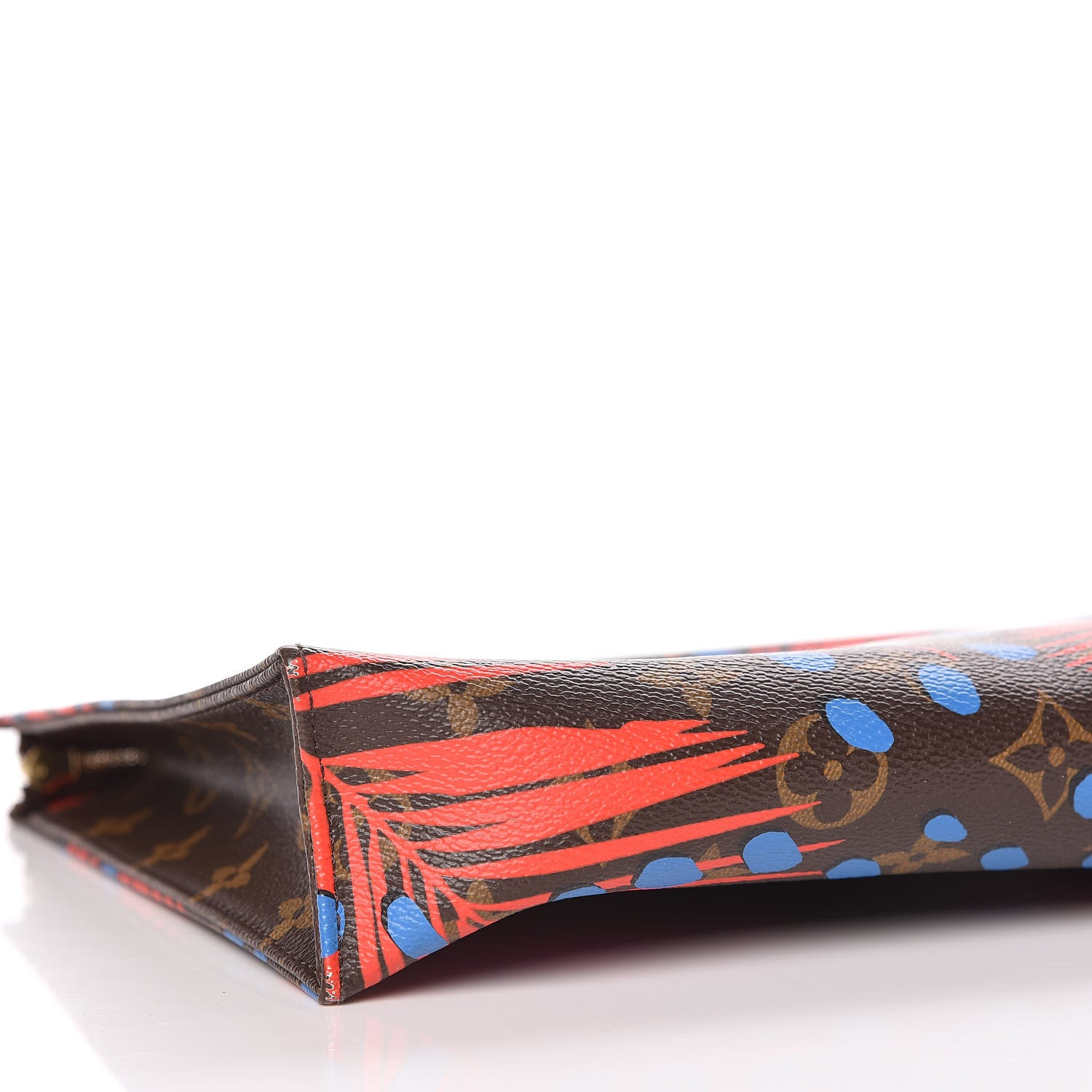 Louis Vuitton Monogram Jungle Dots Toiletry Pouch 26 Coquelicot Denim 8 of 9