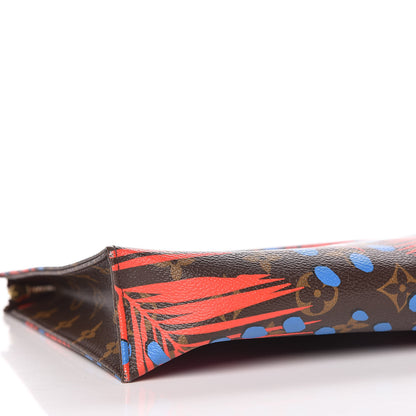 Louis Vuitton Monogram Jungle Dots Toiletry Pouch 26 Coquelicot Denim 8 of 9