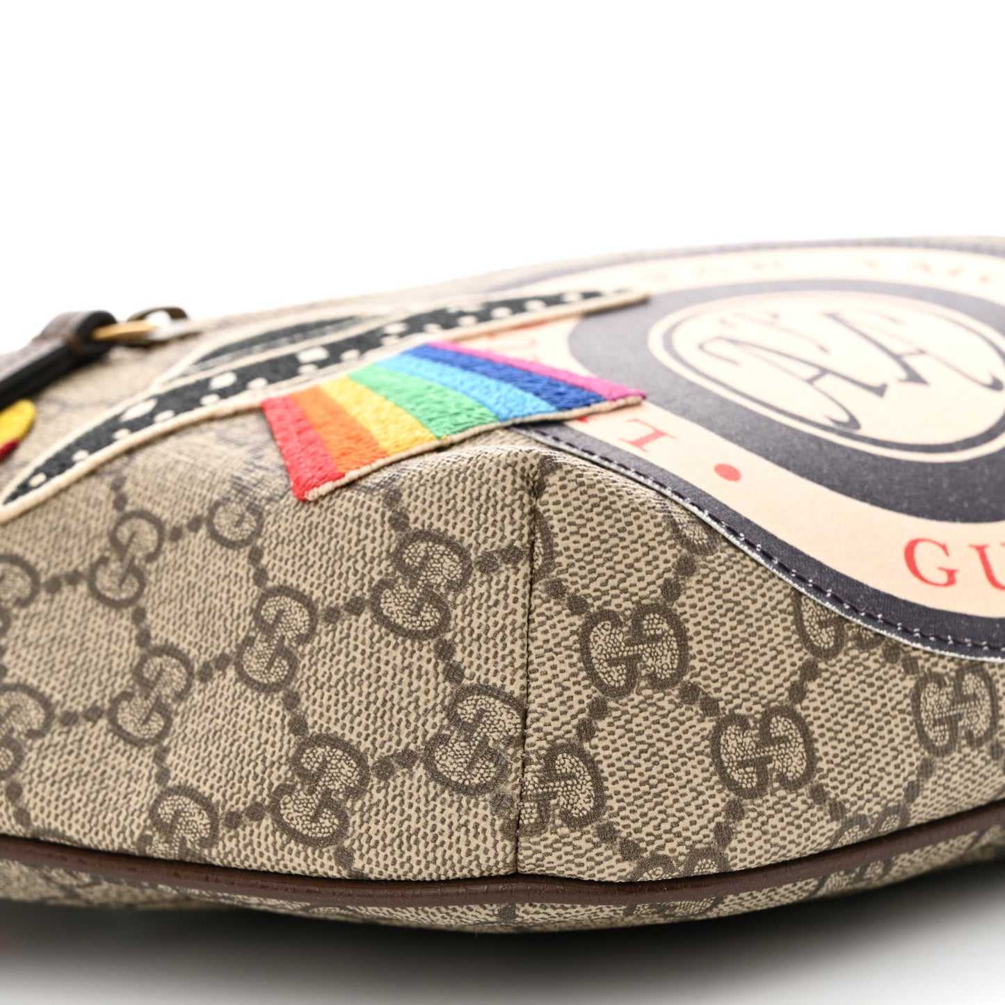 GG Supreme Monogram Courrier Belt Bag Beige New Acero