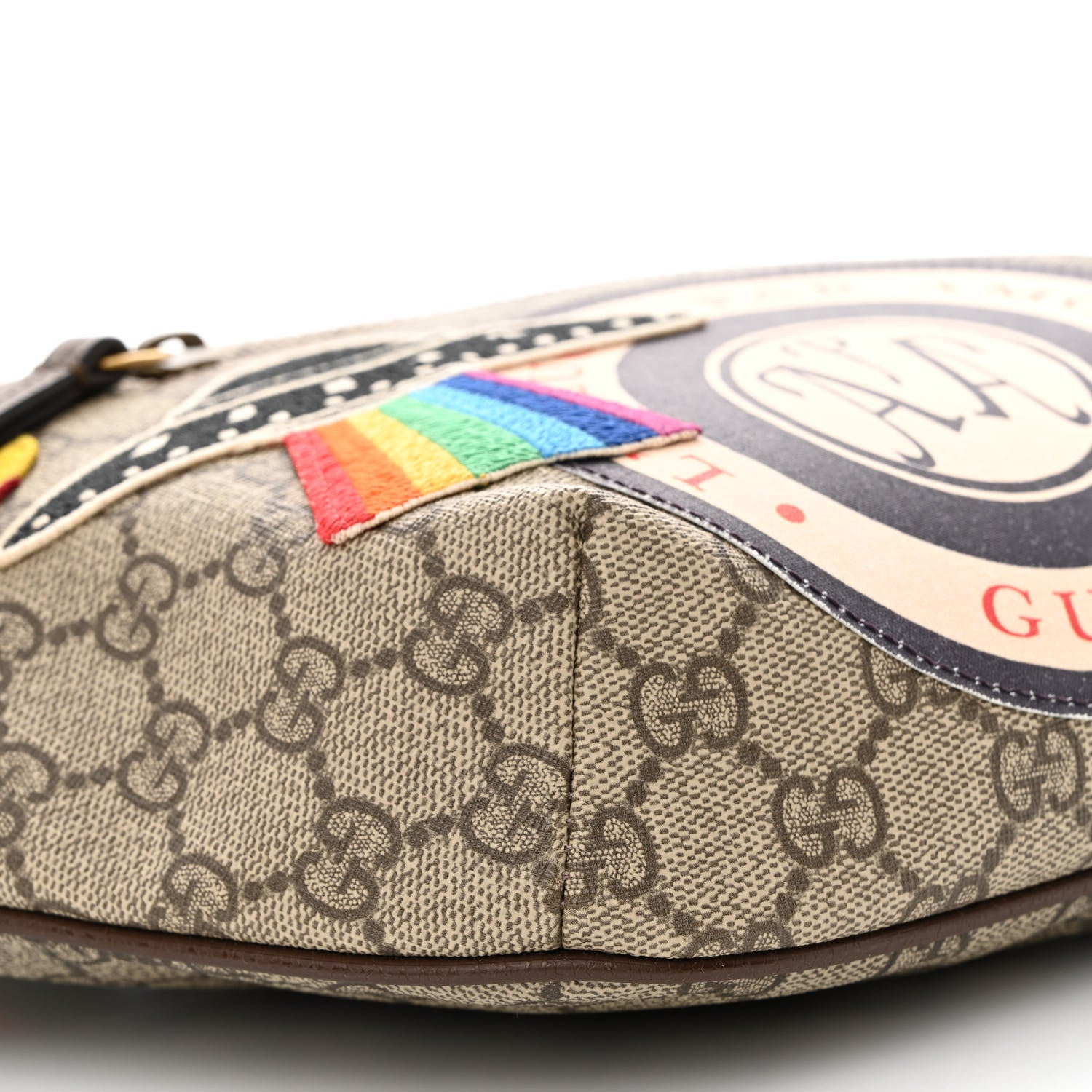 Gucci GG Supreme Monogram Courrier Belt Bag Beige New Acero 9 of 10