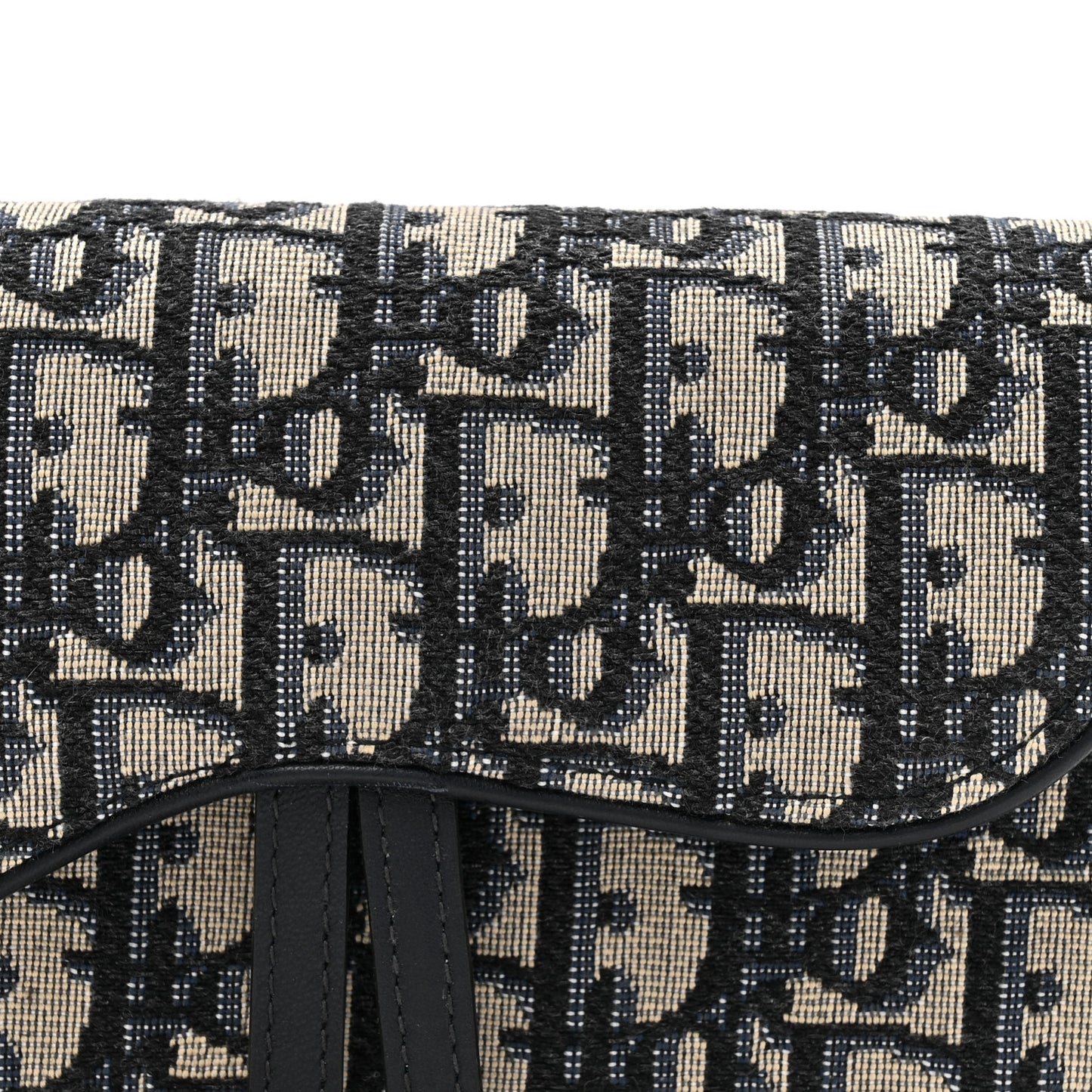 Oblique Saddle Belt Bag Blue