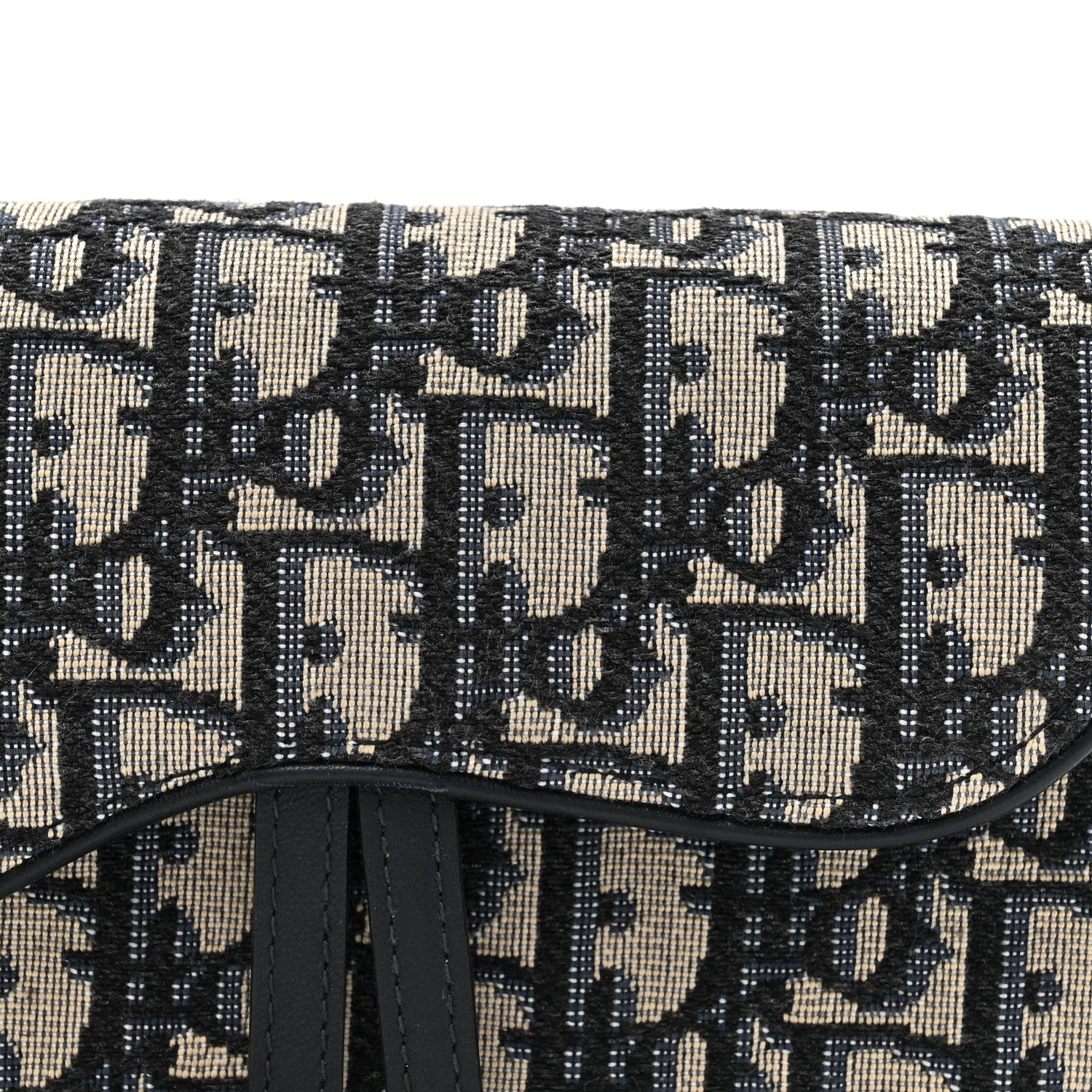 Christian Dior Oblique Saddle Belt Bag Blue 9 of 14