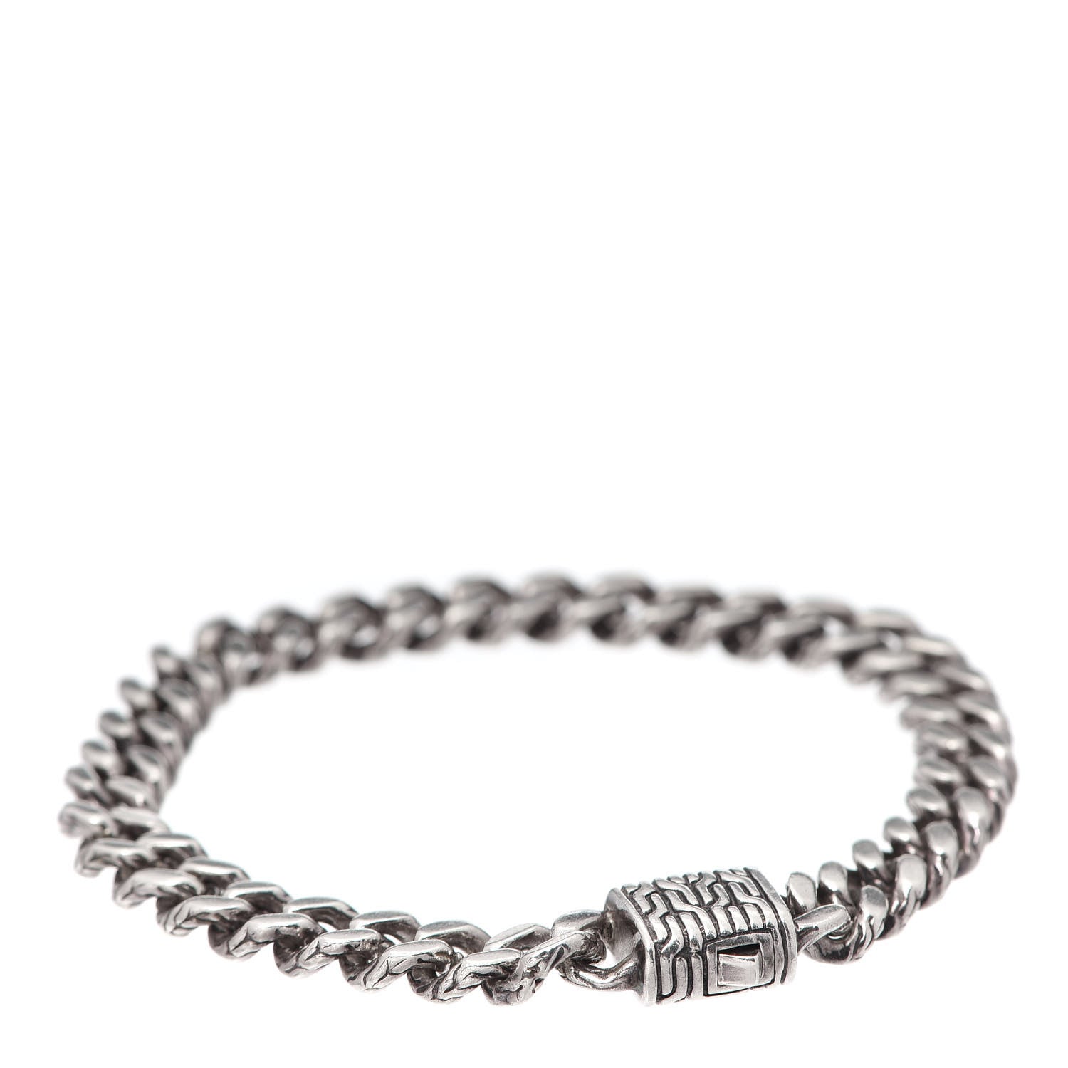 John Hardy Sterling Silver Classic Chain Curb Link Bracelet 1 of 5