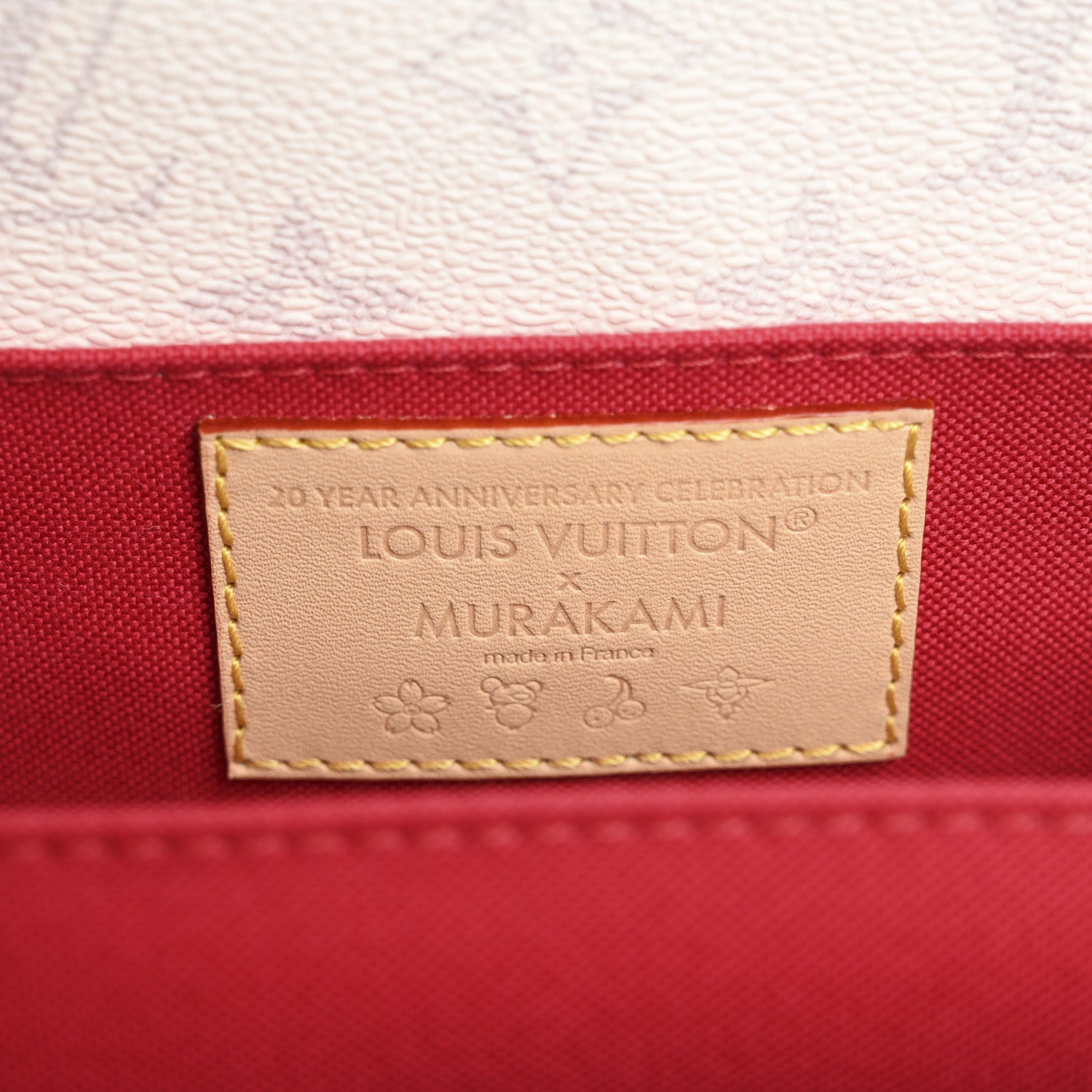 Louis Vuitton LV X TM Monogram Cerises Pochette Metis East West White 9 of 10