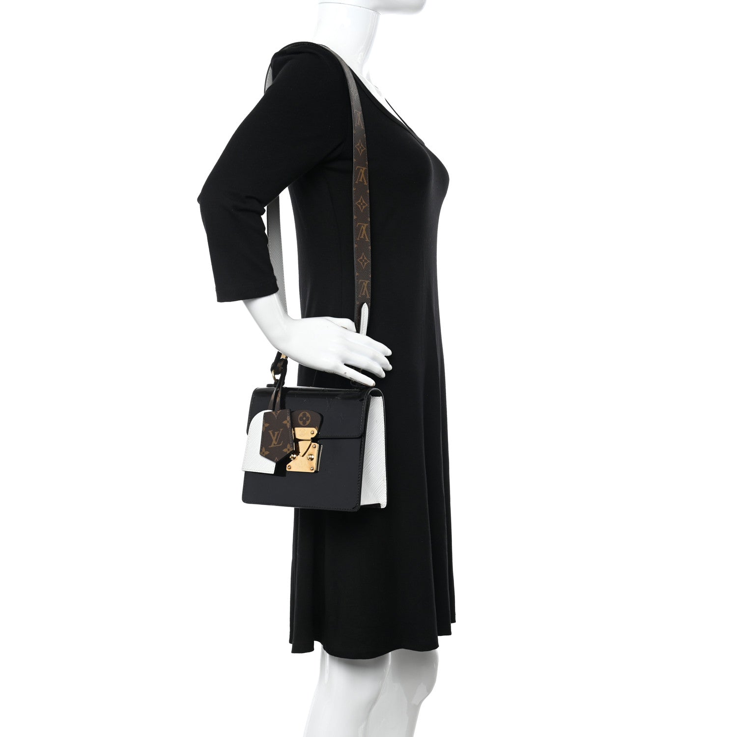 Louis Vuitton Vernis Epi Monogram Spring Street Black 2 of 10