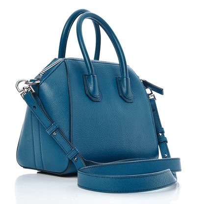 Givenchy Sugar Goatskin Mini Antigona Electric Blue 3 of 7
