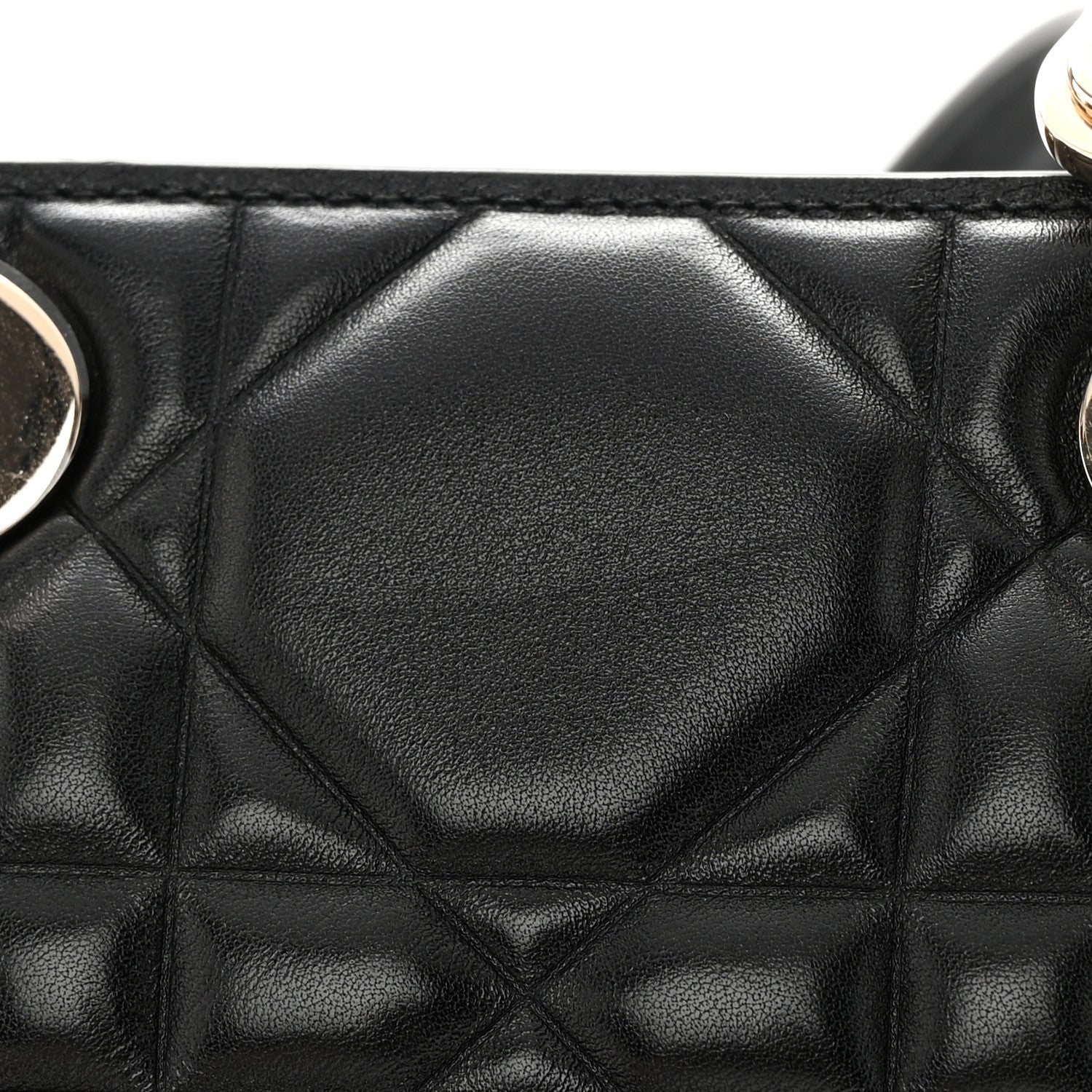 Christian Dior Calfskin Cannage Small The Lady 95.22 Black 12 of 12