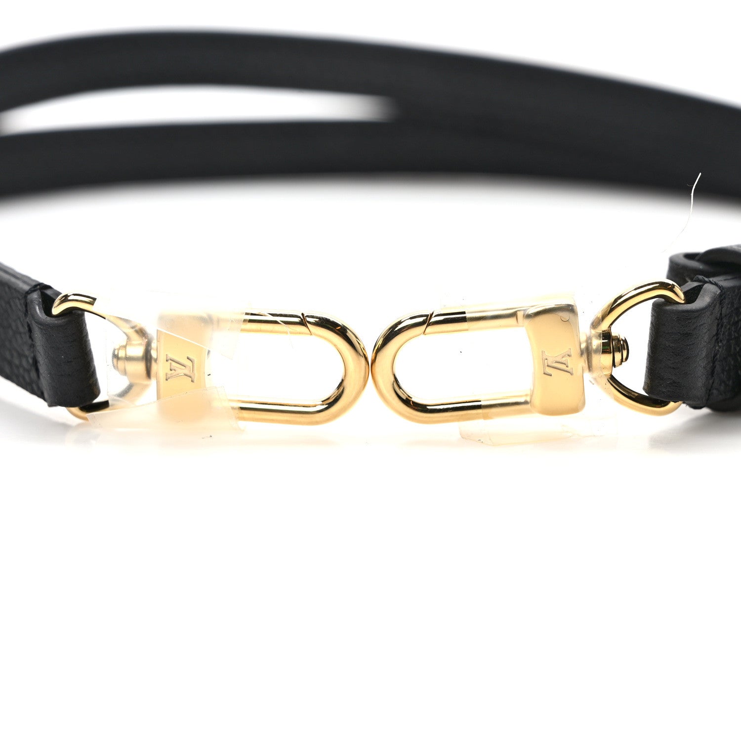 Louis Vuitton Calfskin Shoulder Strap Black 3 of 3