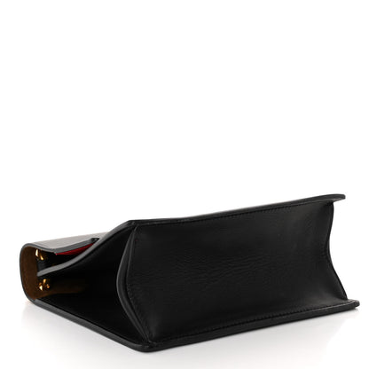 Fendi Vitello Grace Matte Small Kan U Shoulder Bag Black 9 of 9