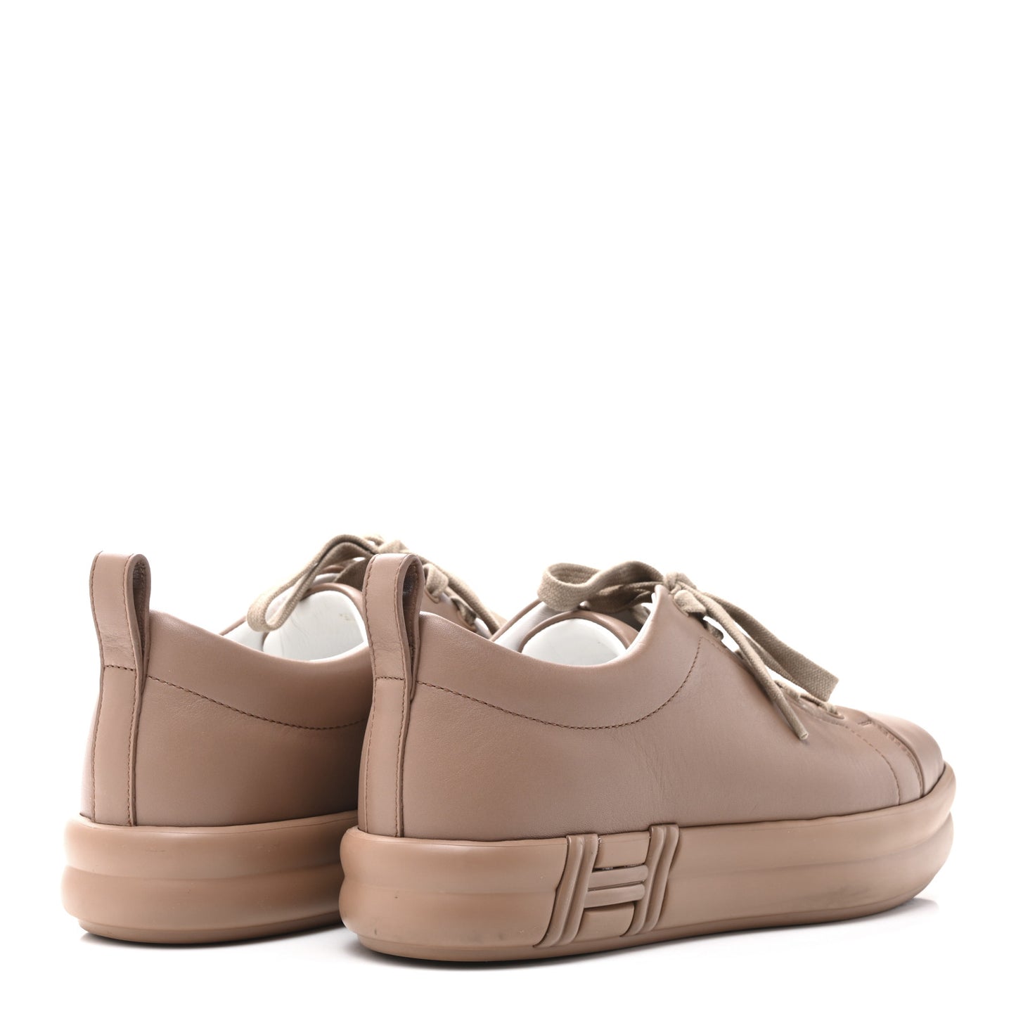 Calfskin Womens Happy Sneakers 37.5 Rose Perle