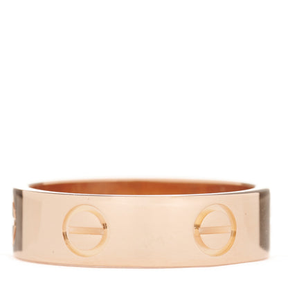 Cartier 18K Pink Gold 5.5mm LOVE Ring 55 7.25 3 of 4