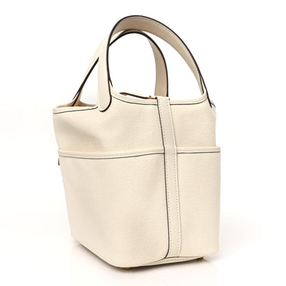 Hermes Toile Goeland Swift Cargo Picotin Lock 18 Nata 3 of 11