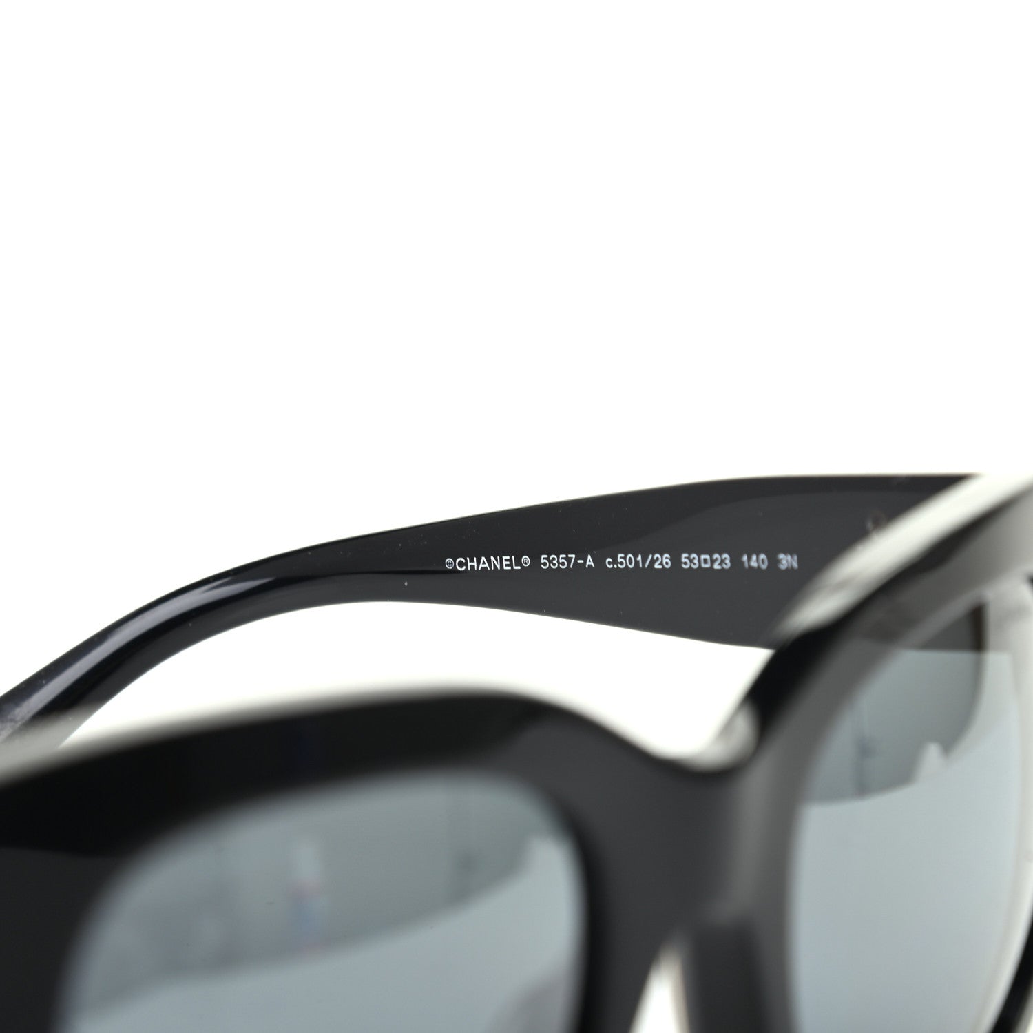 Chanel CC Sunglasses 5357 Black 4 of 7