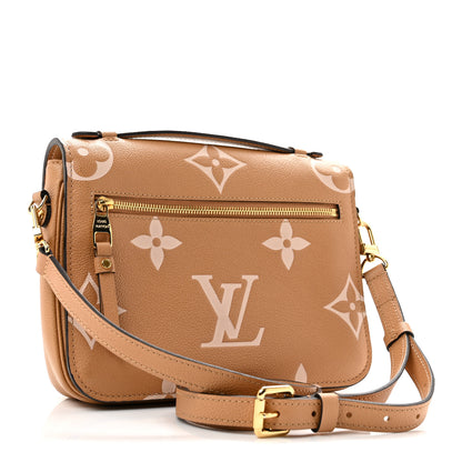 Louis Vuitton Empreinte Monogram Giant Pochette Metis Arizona Beige 3 of 11