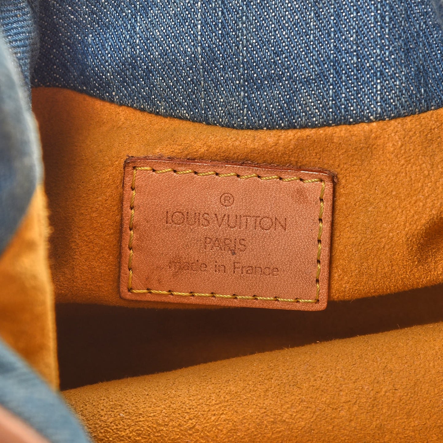Monogram Denim Pleaty Blue