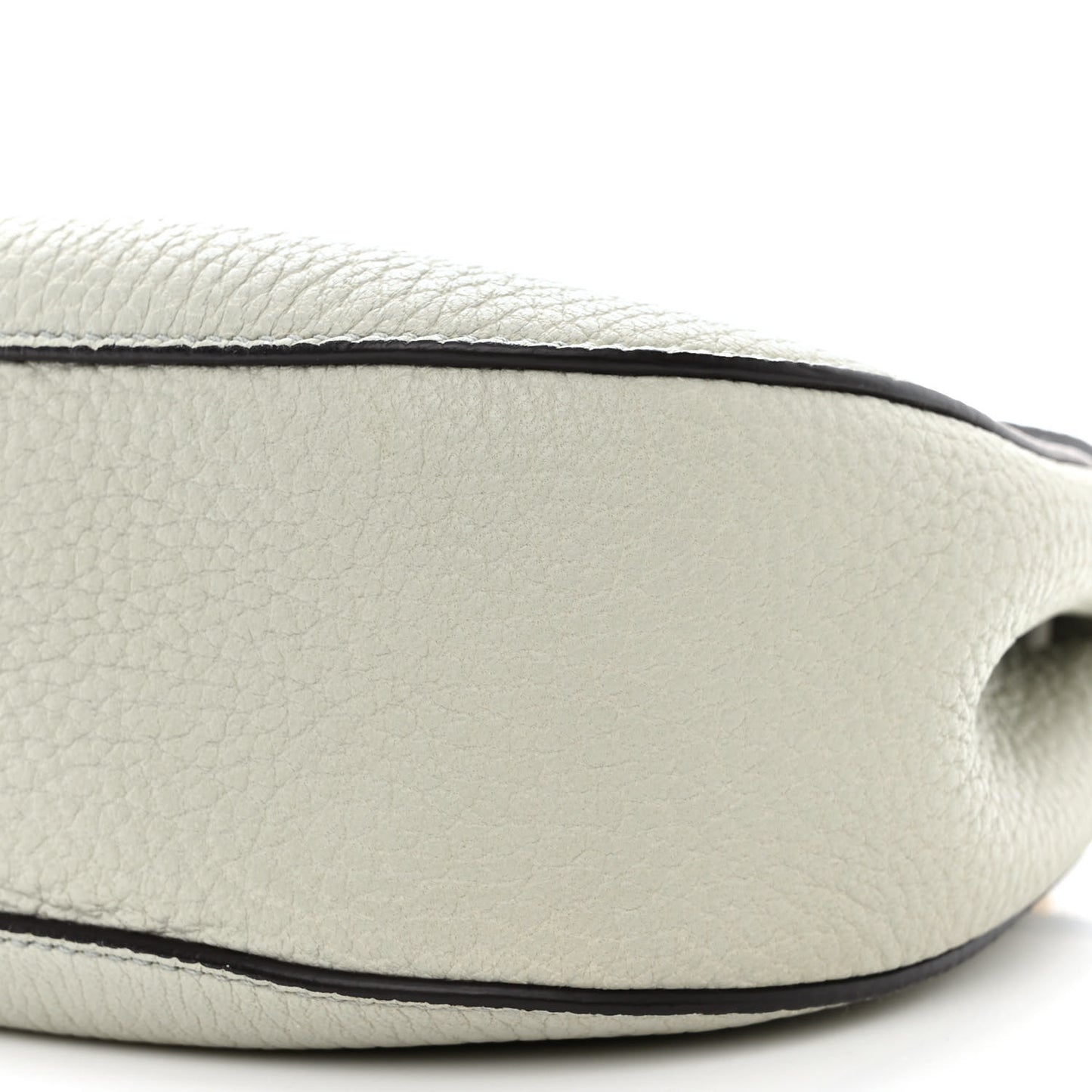 Grained Lambskin Drew Shoulder Bag Airy Grey