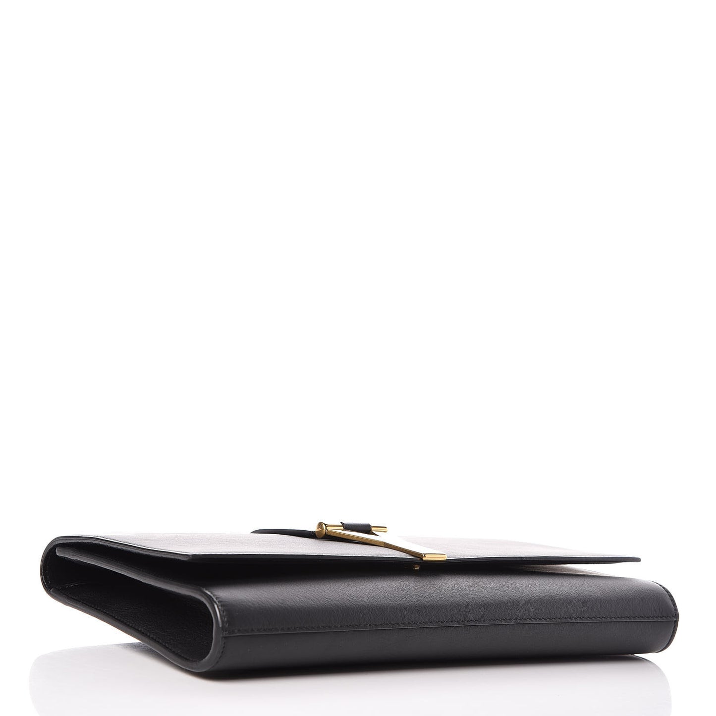 Calfskin Classic Y Ligne Clutch Black