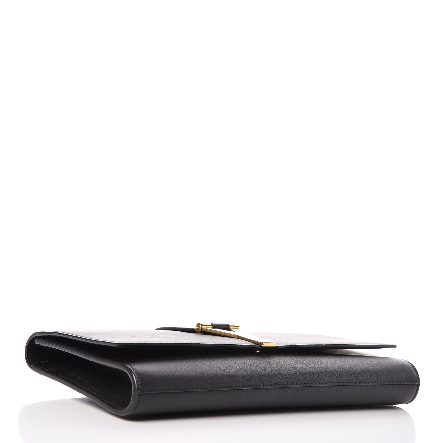 Saint Laurent Calfskin Classic Y Ligne Clutch Black 4 of 9