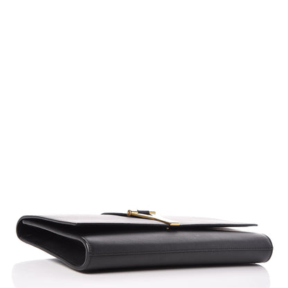 Saint Laurent Calfskin Classic Y Ligne Clutch Black 4 of 9