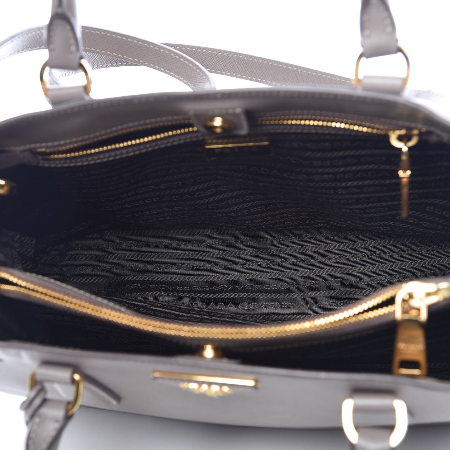 Saffiano Lux Medium Tote Argilla