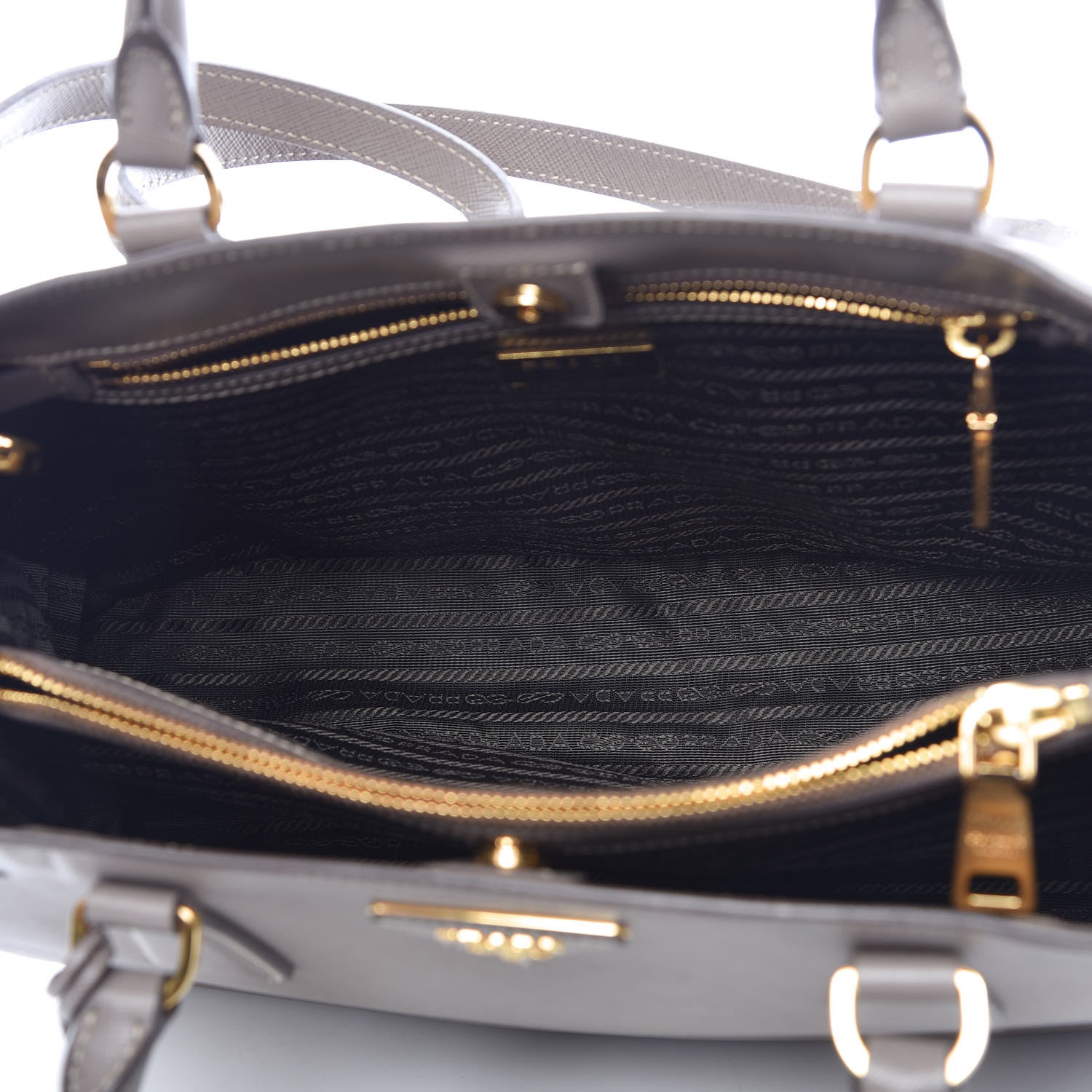Prada Saffiano Lux Medium Tote Argilla 6 of 12