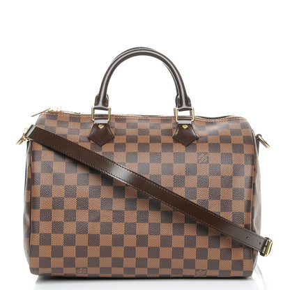 Louis Vuitton Damier Ebene Speedy Bandouliere 30 1 of 9