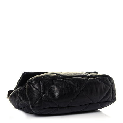 Chanel Lambskin Quilted Large Chanel 19 Flap Black 3 of 5