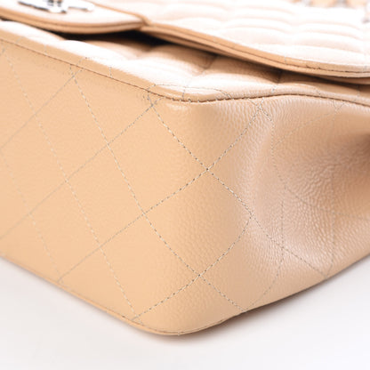 Chanel Caviar Quilted Jumbo Double Flap Light Beige 7 of 11