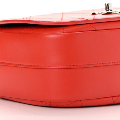 Chanel Calfskin Stitched Small Ring My Bag Flap Crossbody Red 9 of 15