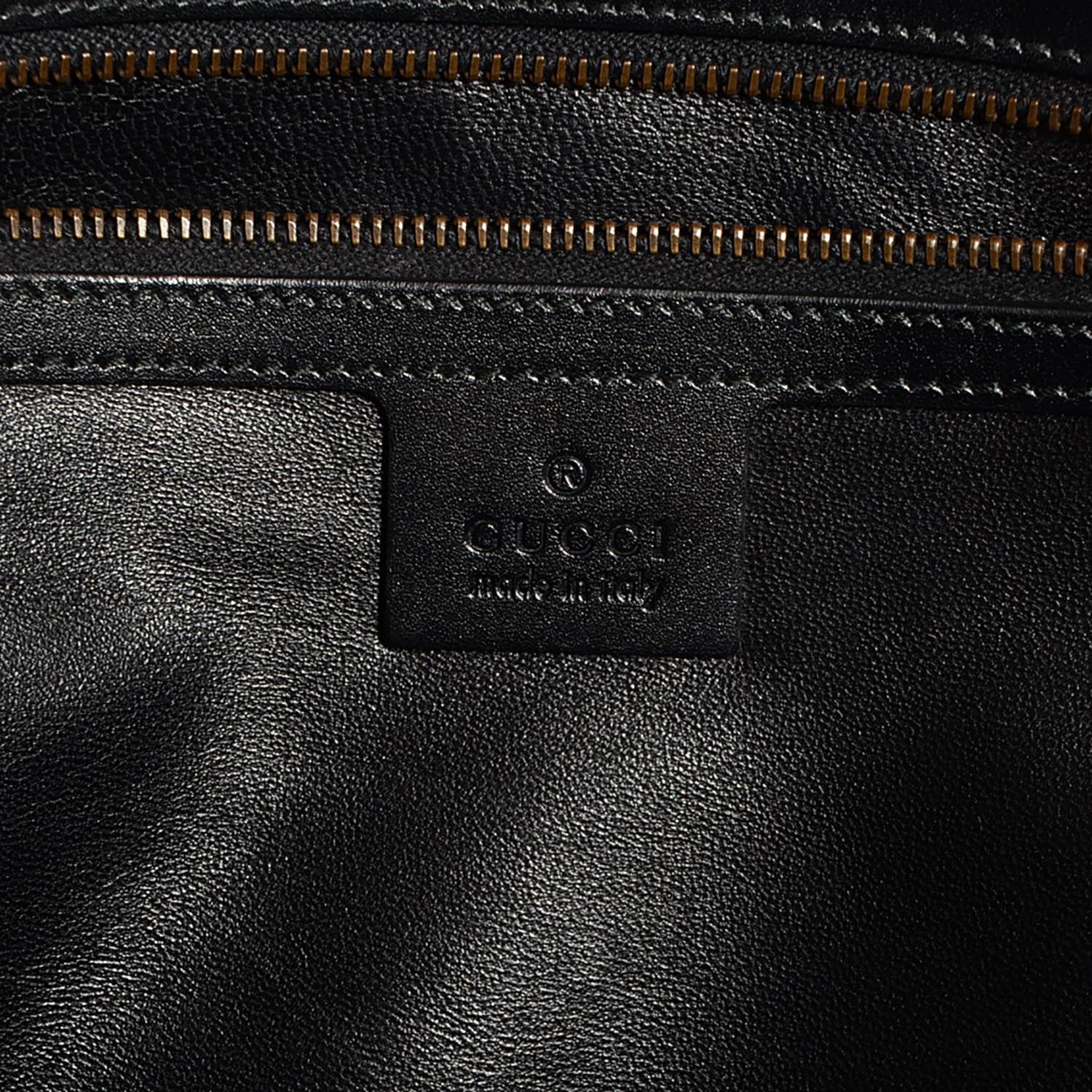 Gucci Calfskin Medium Lady Buckle Top Handle Bag Black 6 of 7