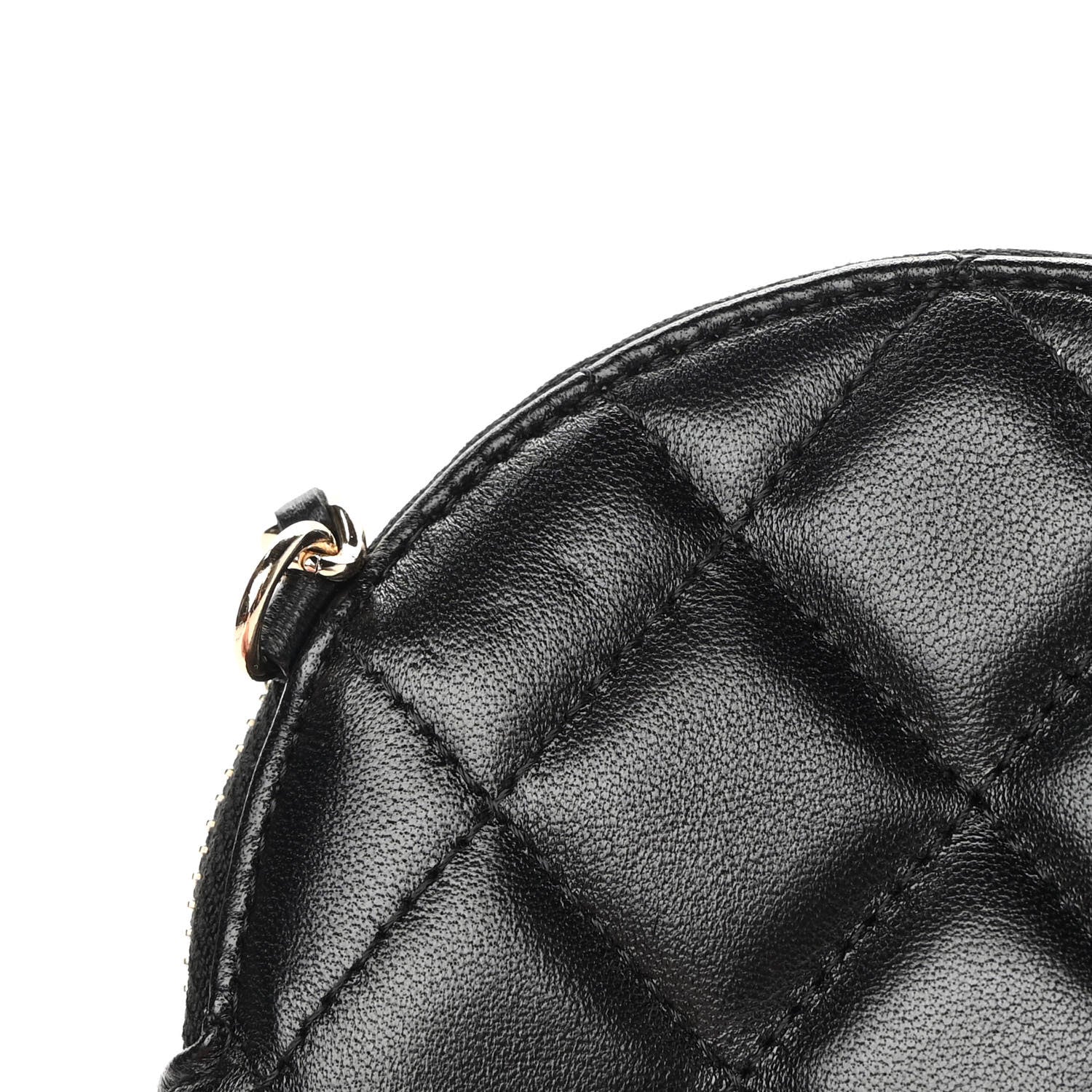 Chanel Lambskin Mini Camellia Bouquet Clutch With Chain Black 11 of 12