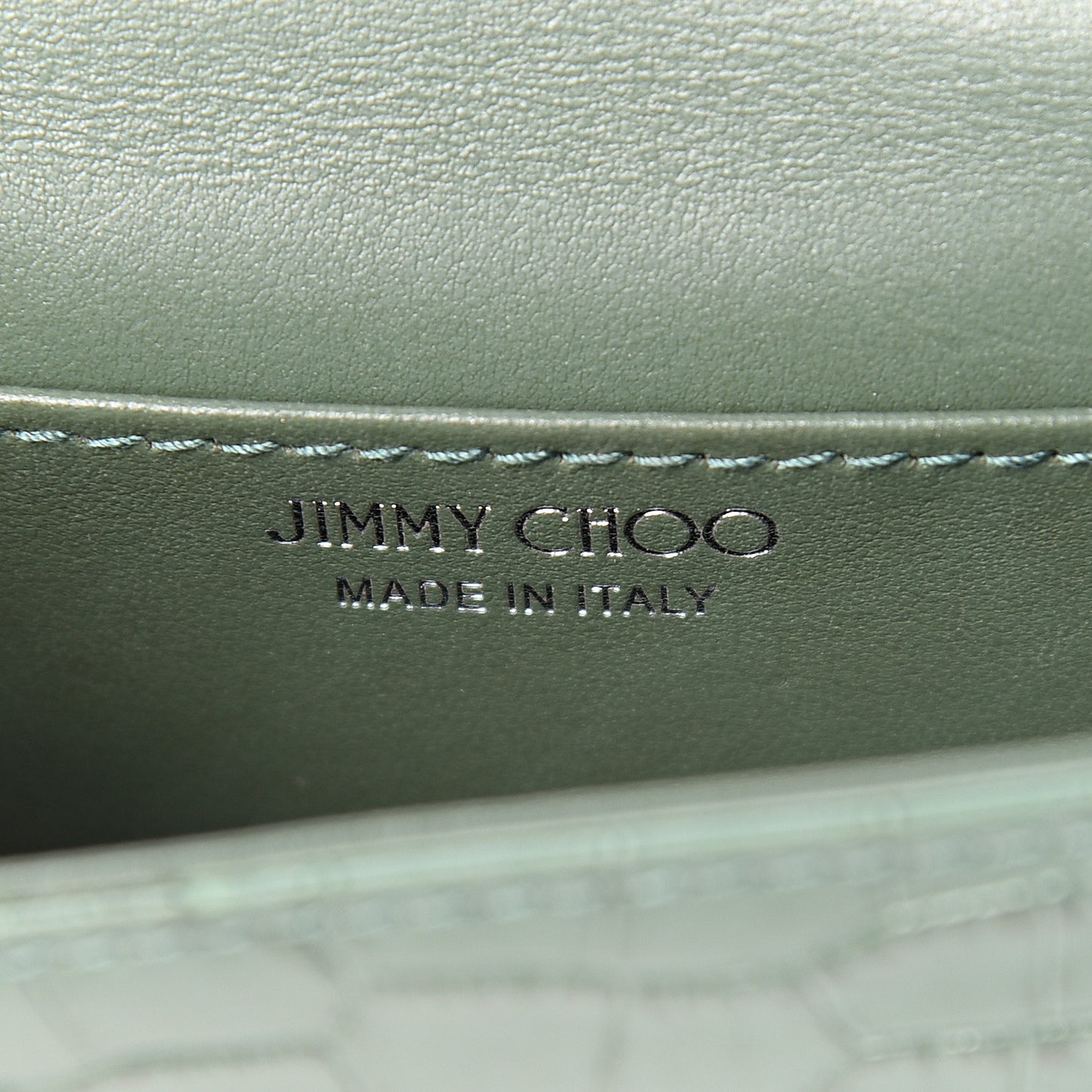 Calfskin Crocodile Embossed Mini Paris Crossbody Cactus