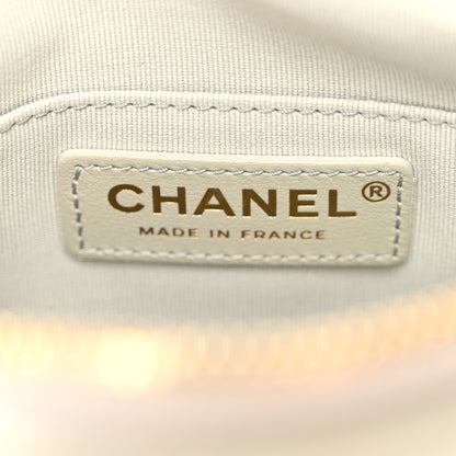 Chanel Calfskin Quilted Small Camera Case Grey 6 of 10