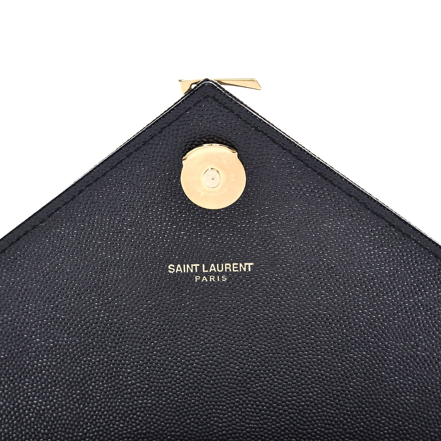 Saint Laurent Grain De Poudre Matelasse Chevron Large Monogram Satchel Black 8 of 8