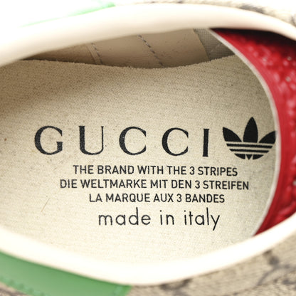 Gucci X ADIDAS GG Supreme Monogram Gazelle Wedge Sneakers 36.5 Beige Ebony Off White New Shamarock 8 of 9