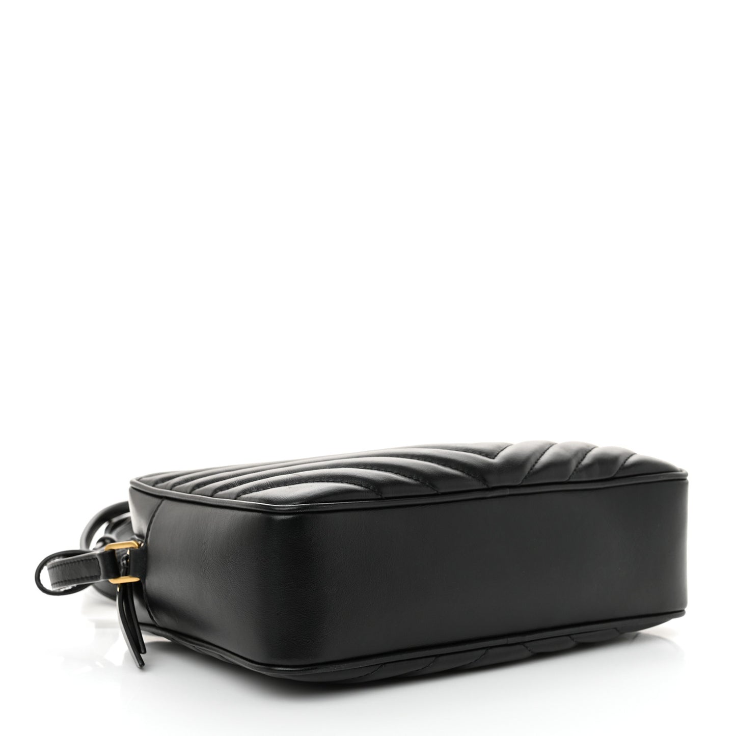 Calfskin Matelasse Monogram Lou Camera Bag Black