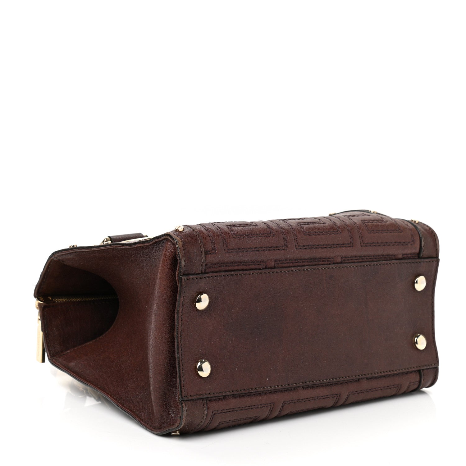 Versace Nappa Barocco Couture Bag Brown 4 of 13